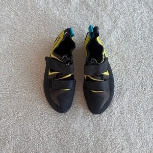 Scarpa Arpia V Climbing Shoes Mens EU 43 US 10 Womens 11 Black Yellow Vibram